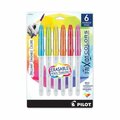 Coolcrafts Erasable Stick Marker Pen, Multi Color, 6PK CO3761190
